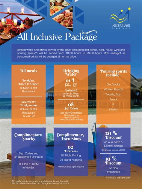All Inclusive Packages .